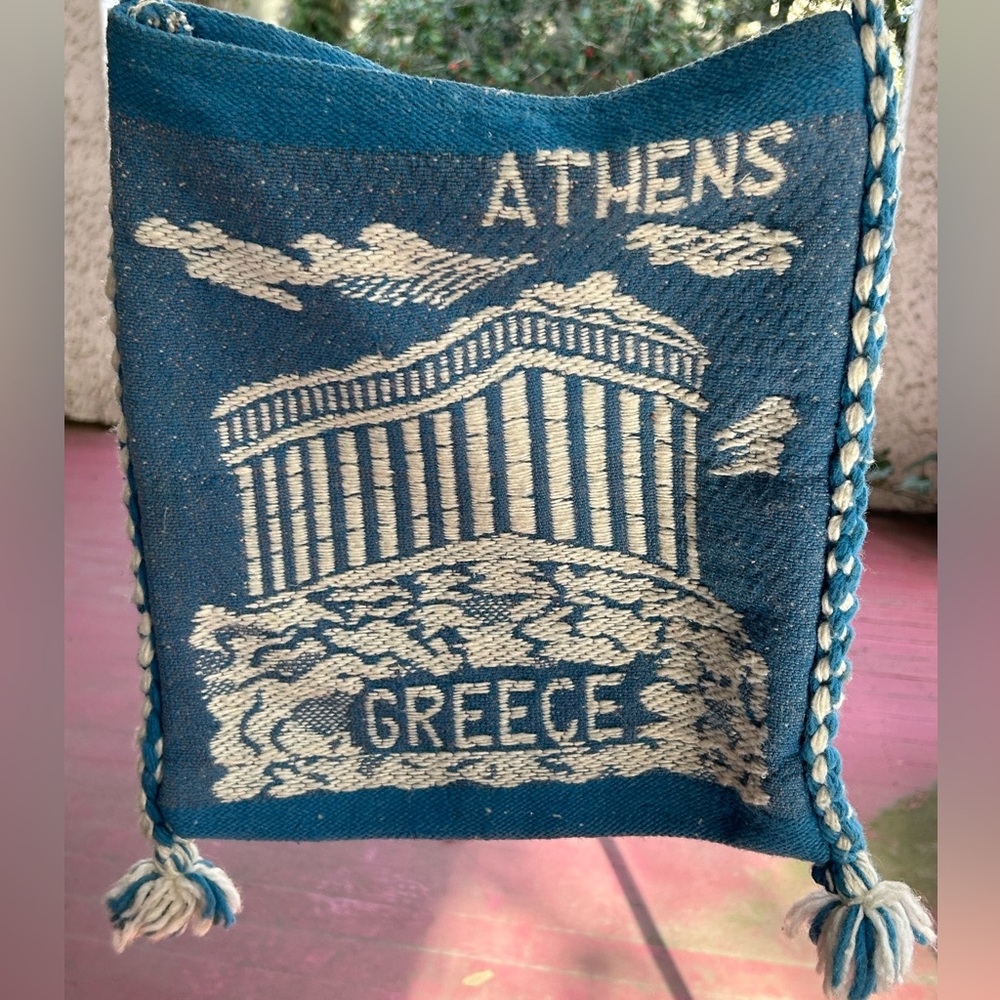 Vintage Athens Greece Satchel